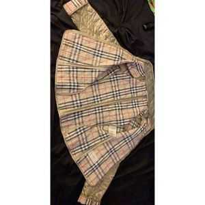 Beige/gold Burberry jacket size small